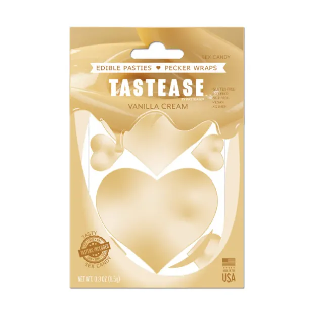 Picture of TASTEASE: EDIBLE PASTIES/PECKER WRAP - SWEET CREAM