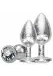 Picture of Ouch! New York Collection - Metal Anal Plug Set Silver
