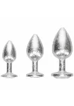 Picture of Ouch! New York Collection - Metal Anal Plug Set Silver