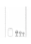 Picture of Ouch! New York Collection - Metal Anal Plug Set Silver
