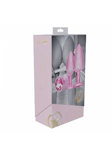 Picture of OUCH! PARIS COLLECTION - METAL ANAL PLUG SET PINK