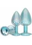 Picture of OUCH! PARIS COLLECTION - METAL ANAL PLUG SET BLUE