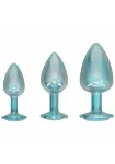 Picture of OUCH! PARIS COLLECTION - METAL ANAL PLUG SET BLUE