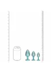 Picture of OUCH! PARIS COLLECTION - METAL ANAL PLUG SET BLUE