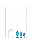 Picture of Ouch! Venice Collection - Metal Anal Plug Set - Iridescent