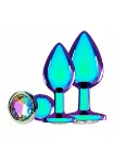 Picture of Ouch! Venice Collection - Metal Anal Plug Set - Iridescent