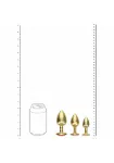 Picture of Ouch! Milan Collection - Metal Anal Plug Set - Gold